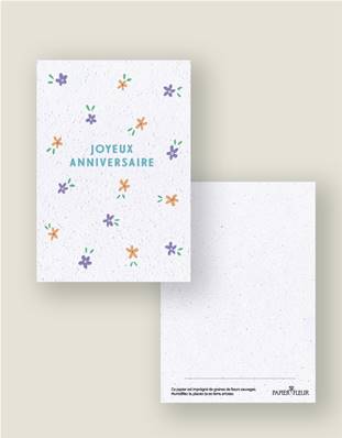 CARTE A PLANTER - JOYEUX ANNIVERSAIRE