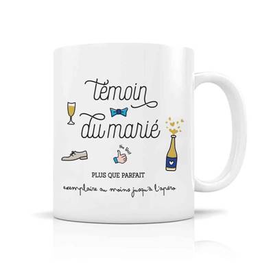 MUG + BOITE TEMOIN DU MARIE