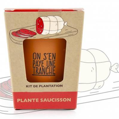 CADEAU DE SOIREE ON S'EN PAYE UNE TRANCHE (PLANTE SAUCISSON)