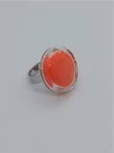 Bague Cachou Billes Orange