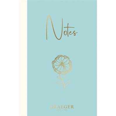 CARNET A6 POINTS - NOTES VERT/BLANC