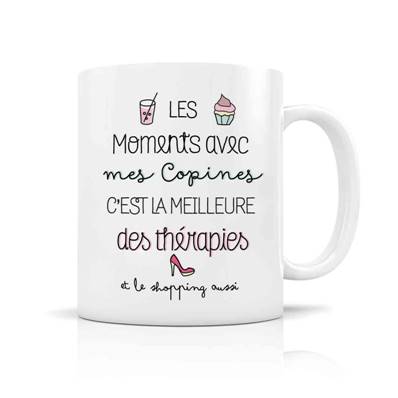 MUG + BOITE LES MOMENTS AVEC LES COPINES