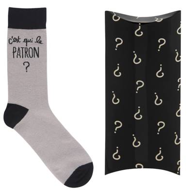 CHAUSSETTES NEC C'EST QUI LE PATRON?