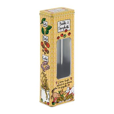 BOITE METAL FENETRE SPAGHETTIS A TOUTES LES SAUCES