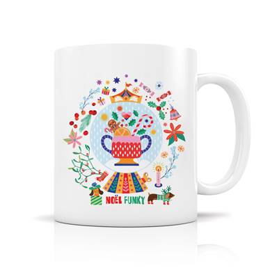 MUG + BOITE NOEL FUNKY