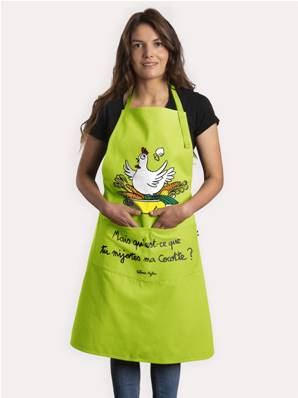 TABLIER ADULTE MIJOTTE COCOTTE VERT