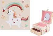 BOITE MUSIQUE CUBE LICORNE - 9539