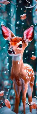 MARQUE PAGES 3D - BAMBI