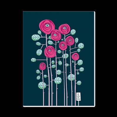 AFFICHE AGE DECOR LA VIE EN ROSE