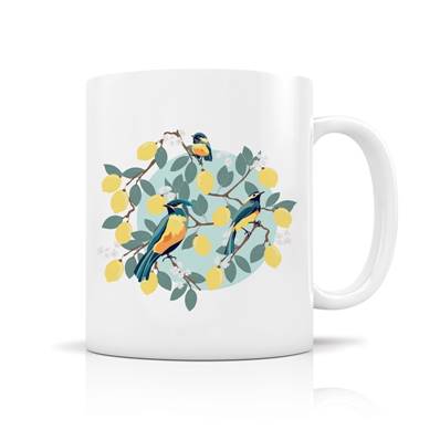 MUG + BOITE PORTRAIT D'UN OISEAU - TRIO