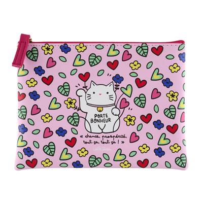 TROUSSE PAIX CHAT BONHEUR ROSE