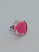 Bague Cachou Billes Rose