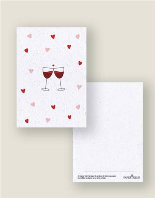 CARTE A PLANTER - TCHIN LOVE