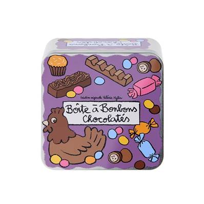 BOITE METAL BONBONS CHOCOLATES