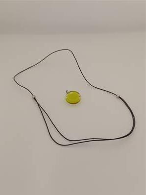 Pendentif collier souple Cachou Milk Petit Modèle Vert