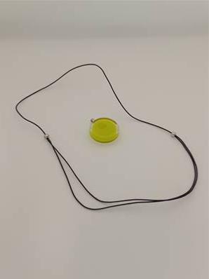 Pendentif collier souple Cachou Milk Vert