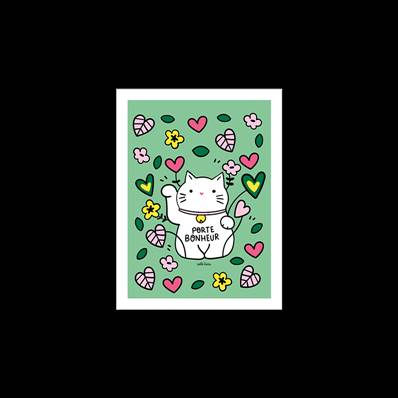 AFFICHE AGE CHAT BONHEUR
