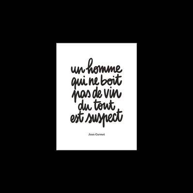 AFFICHE AGE L'HOMME SUSPECT - VIN