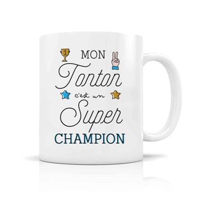 MUG + BOITE MON TONTON SUPER CHAMPION