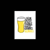AFFICHE AGE BIERE BLONDE