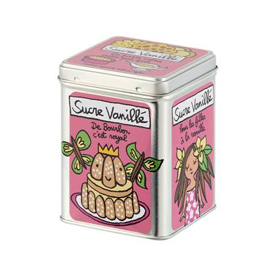 BOITE METAL SUCRE VANILLÉ BOURBON