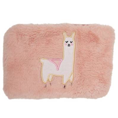 POCHETTE GM PELUCHE LAMA