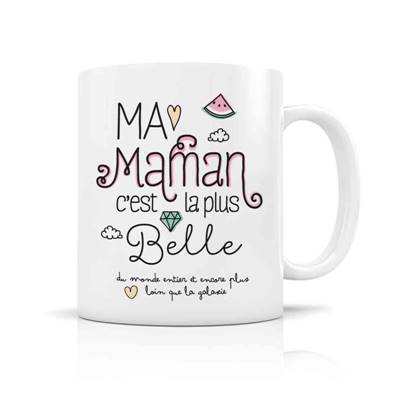 MUG + BOITE MA MAMAN C'EST LA PLUS BELLE