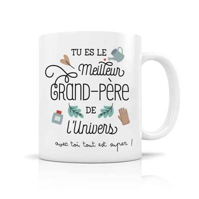 MUG + BOITE MEILLEUR GRAND PERE DE L'UNIVERS