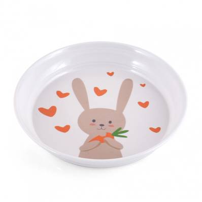 ASSIETTE CREUSE LAPIN