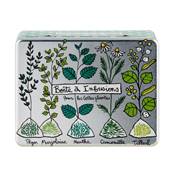 BOITE METAL COMP. INFUSIONS BELLES PLANTES