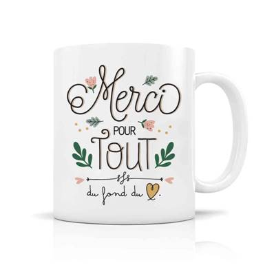 MUG + BOITE MERCI POUR TOUT