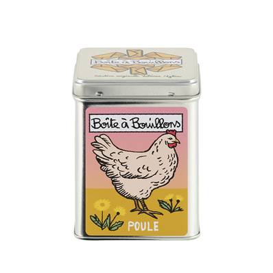 BOITE METAL BOUILLON POULE VINTAGE