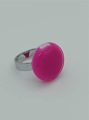 Bague Plate Petit Modèle Milk Rose