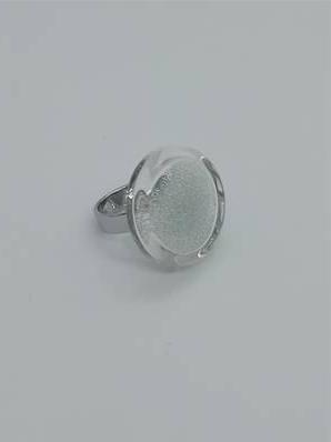 Bague Cachou Billes Transparent 