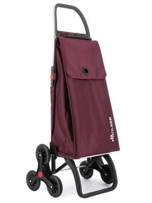 CHARIOT 6 ROUES PLIABLE BURDEOS VIOLET