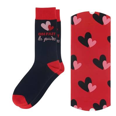 CHAUSSETTES NEC ON FAIT LA PAIRE BLEU