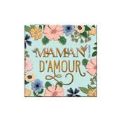MAGNET 6.5 X 6.5 MAMAN D'AMOUR