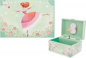 BOITE MUSIQUE RECTANGLE OISEAU - 9507