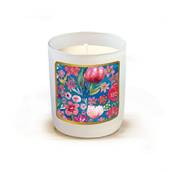 BOUGIE 220G FLORAL FOLK