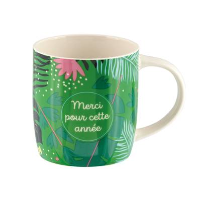 MUG LEMAN MERCI ANNEE FEUILLAGE