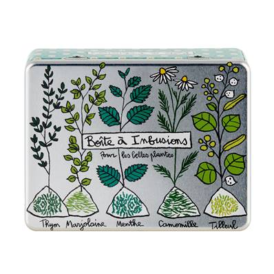 BOITE METAL COMP. TISANE TILLEUL