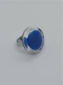 Bague Cachou Billes Bleu Foncé