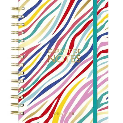 CAHIER A5 SPIRALES INTERCALAIRES - NOTES COULEURS