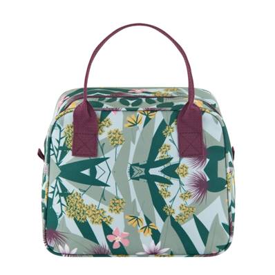 SAC A LUNCH ISOTHERME FLEURS EXOTIQUES