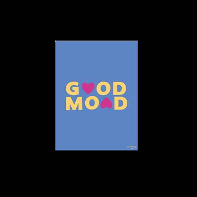 AFFICHE AGE GOOD MOOD BLEU