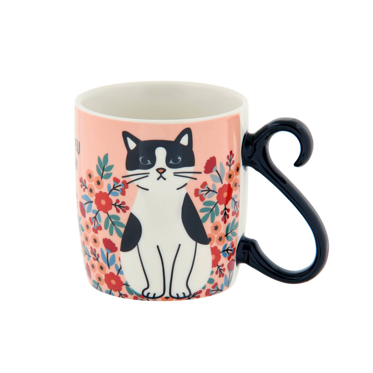 Mug chat chat-foin