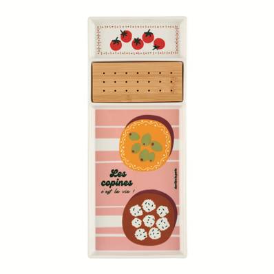 PLATEAU APERO (+ PORTE-PIQUES) PIK LES COPINES