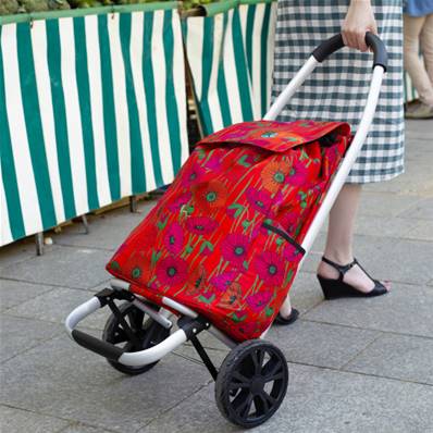 CHARIOT DE COURSES COQUELICOT