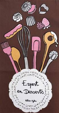 TABLIER ADULTE EXPERT EN DESSERTS MARRON