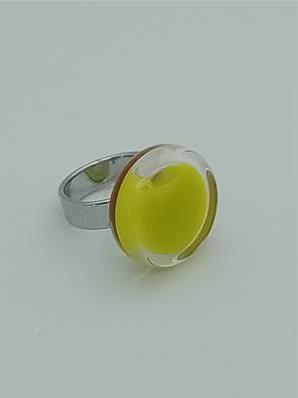 Bague Cachou Petit Modèle Milk Jaune